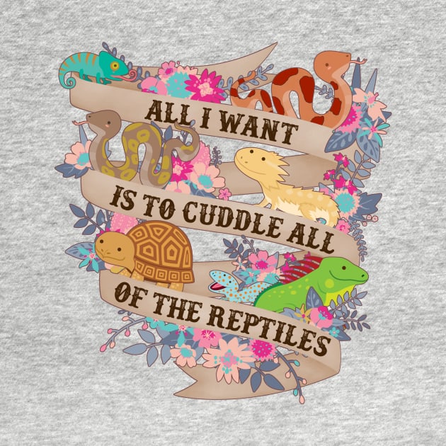 Cuddle All Of The Reptiles by Psitta